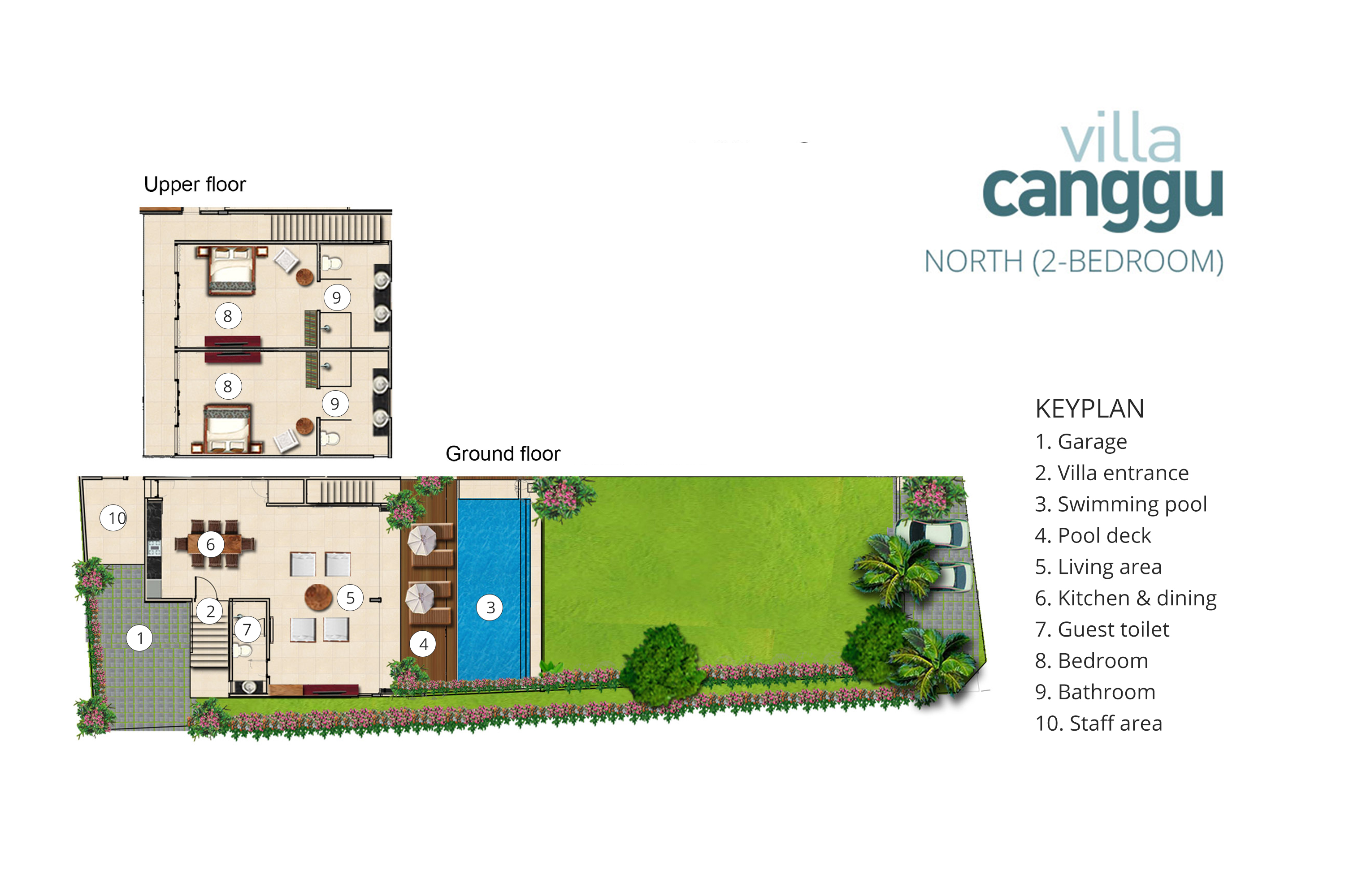 Villa Canggu North - Floorplan